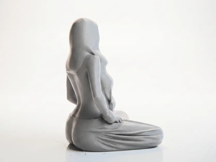 Mô hình tượng người phụ nữ quỳ gối - File STL in 3D nghệ thuật - Image 3