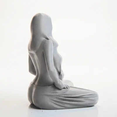 Mô hình tượng người phụ nữ quỳ gối - File STL in 3D nghệ thuật