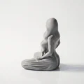 Mô hình tượng người phụ nữ quỳ gối - File STL in 3D nghệ thuật - Thumbnail 4