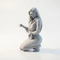 Mô hình tượng nữ nhân quỳ 3D - Thiết kế tinh xảo - Thumbnail 1