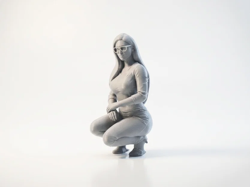 Mô hình tượng nữ nhân quỳ 3D - Thiết kế tinh xảo - Image 4