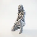 Mô hình tượng nữ quỳ - File in 3D sắc nét - Thumbnail 1