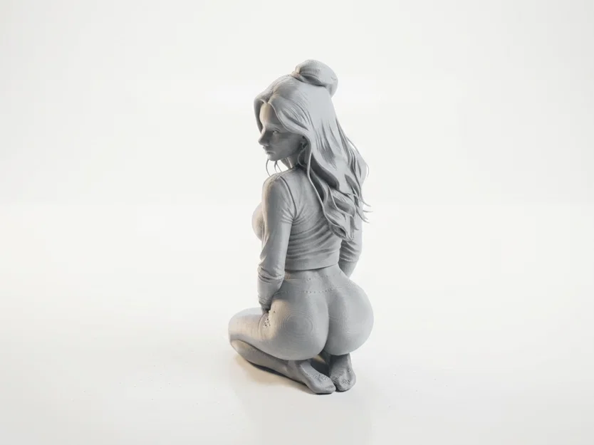 Mô Hình Nghệ Thuật 3D Nữ Nhân Quỳ - In 3D Độc Đáo - Image 2