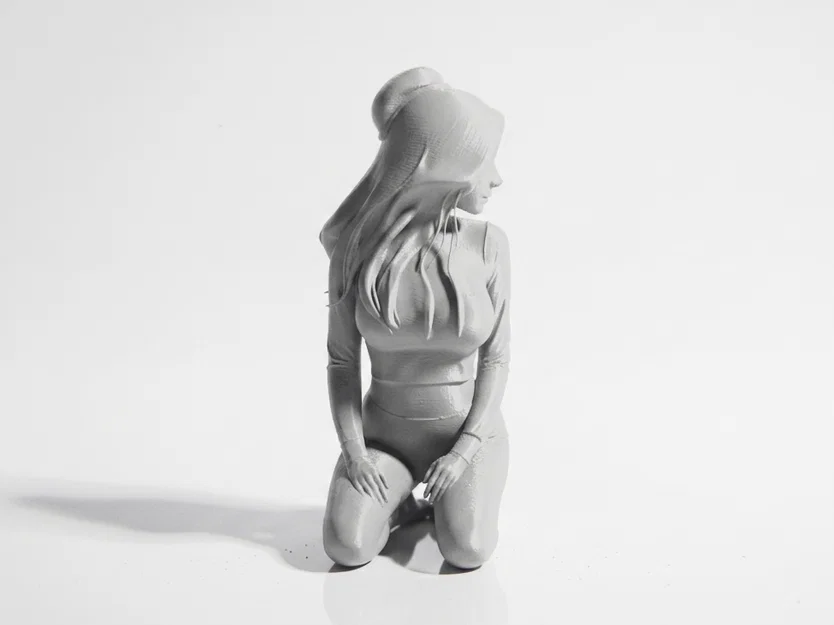 Mô Hình Nghệ Thuật 3D Nữ Nhân Quỳ - In 3D Độc Đáo - Image 3