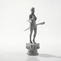 Mô hình nữ chiến binh cầm song kiếm in 3D tuyệt đẹp - Thumbnail 2