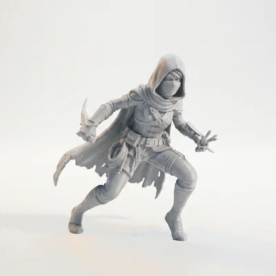 Mô hình Nữ Sát Thủ - Lady Assassin Figurine in 3D