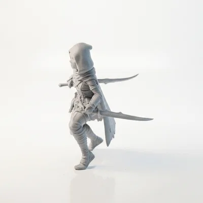 Mô hình Nữ Sát Thủ - Lady Assassin Figurine in 3D