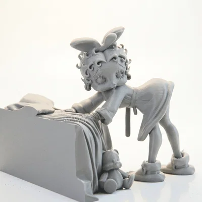Mô hình 3D Tượng Nữ Cổ Điển Duyên Dáng (Lady Bending Over Classical Figurine)