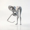 Tượng Điêu Khắc Nữ Nghệ Thuật Thanh Lịch - Mẫu In 3D - Thumbnail 4