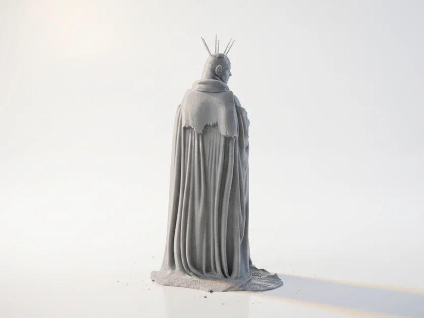 Mô hình 3D Lady Carrying Mysterious Figure Statue - Image 3