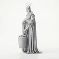 Mô hình 3D Lady Carrying Mysterious Figure Statue - Thumbnail 4