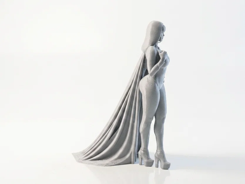 Mô hình 3D Lady Bikini Gown - Tượng nữ thanh lịch để in 3D - Image 3