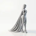 Mô hình 3D Lady Bikini Gown - Tượng nữ thanh lịch để in 3D - Thumbnail 3
