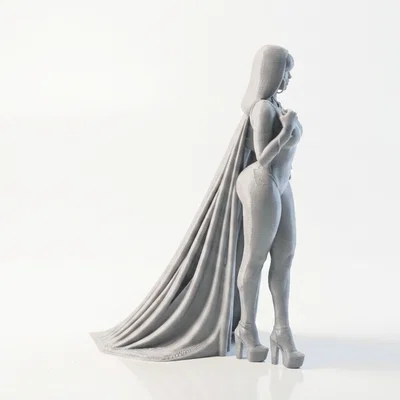 Mô hình 3D Lady Bikini Gown - Tượng nữ thanh lịch để in 3D