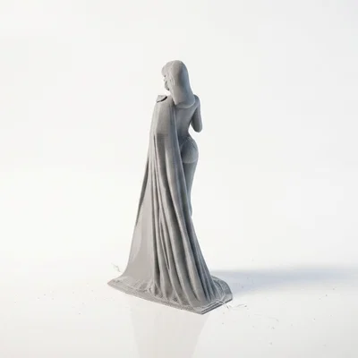 Mô hình 3D Lady Bikini Gown - Tượng nữ thanh lịch để in 3D