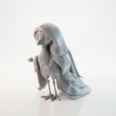 Mô hình tượng nữ Lady Bird trùm đầu in 3D tuyệt đẹp