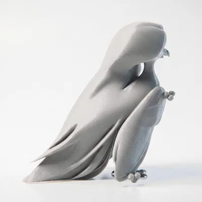 Mô hình tượng nữ Lady Bird trùm đầu in 3D tuyệt đẹp