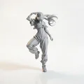 Mô Hình 3D Tượng Nữ Vũ Công Duy Dáng - Lady Dancer Figurine - Thumbnail 1