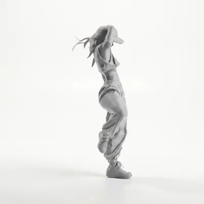 Mô Hình 3D Tượng Nữ Vũ Công Duy Dáng - Lady Dancer Figurine