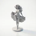 Tượng Vũ Công Nữ Duyên Dáng - Mô Hình In 3D Đẹp Mắt - Thumbnail 1