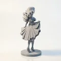 Tượng Vũ Công Nữ Duyên Dáng - Mô Hình In 3D Đẹp Mắt - Thumbnail 3