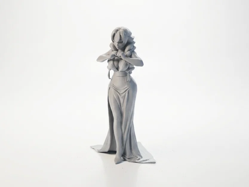 Mô hình 3D nàng thơ thanh lịch - Tượng cô gái sang trọng - Image 1