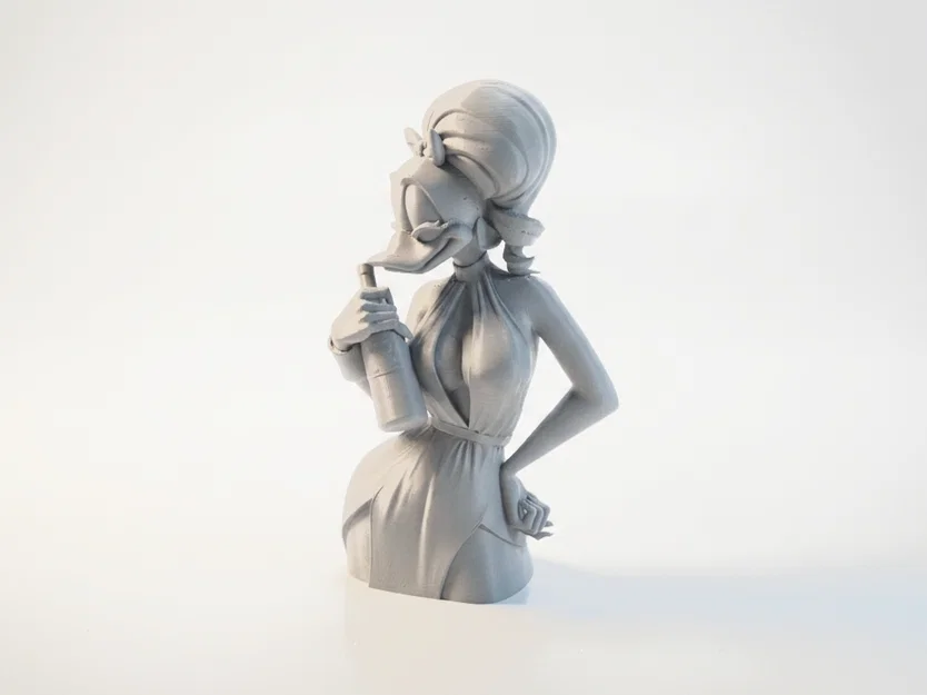 Mô hình tượng bán thân Lady Duck - File 3D in ấn chất lượng - Image 1