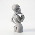 Mô hình tượng bán thân Lady Duck - File 3D in ấn chất lượng - Thumbnail 3