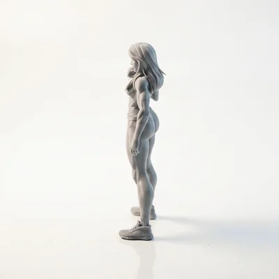 Mô hình tượng Nữ Võ sĩ Lady Fist in 3D