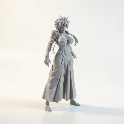 Mô Hình Nữ Chiến Binh Mặc Giáp In 3D