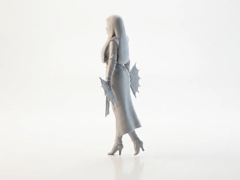 Mô hình tượng Lady Fan Blades Fantasy 3D in được - Image 4
