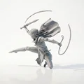 Mô Hình 3D Nữ Chiến Binh Dũng Mãnh (Warrior Woman Figurine) - Thumbnail 1