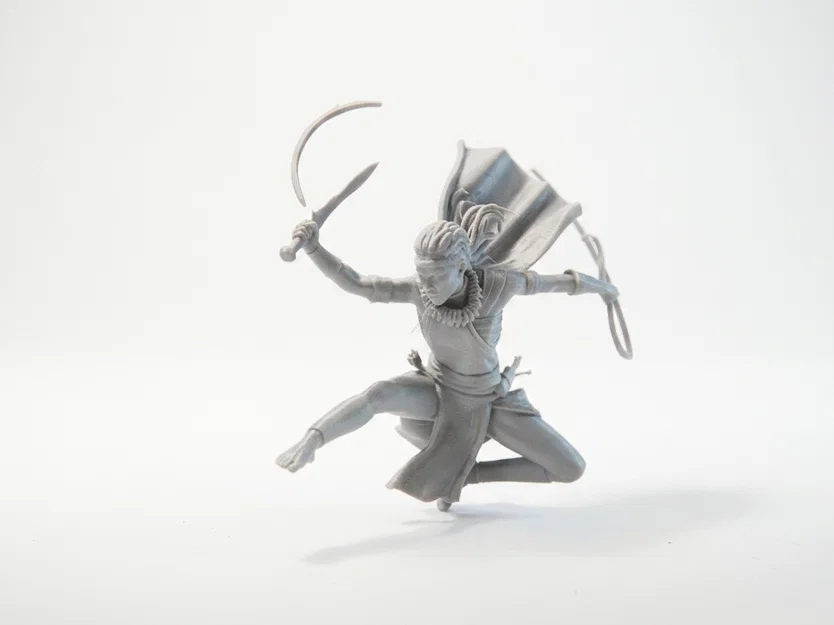 Mô Hình 3D Nữ Chiến Binh Dũng Mãnh (Warrior Woman Figurine) - Image 2
