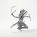 Mô Hình 3D Nữ Chiến Binh Dũng Mãnh (Warrior Woman Figurine) - Thumbnail 2