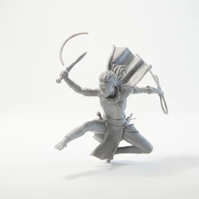 Mô Hình 3D Nữ Chiến Binh Dũng Mãnh (Warrior Woman Figurine)