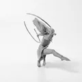 Mô Hình 3D Nữ Chiến Binh Dũng Mãnh (Warrior Woman Figurine) - Thumbnail 3