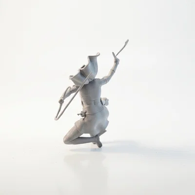 Mô Hình 3D Nữ Chiến Binh Dũng Mãnh (Warrior Woman Figurine)