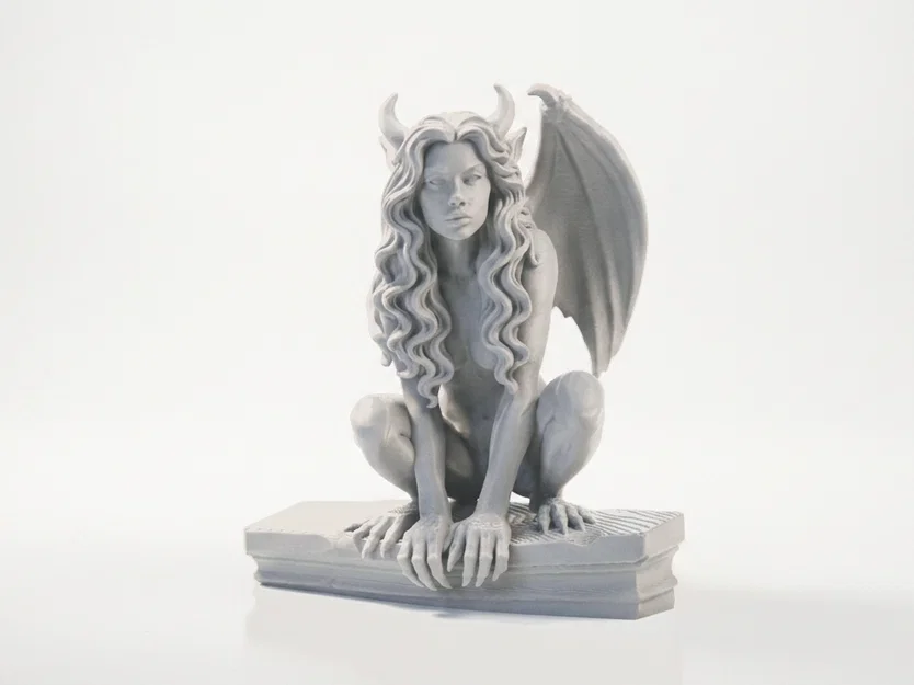 Mô hình tượng Lady Gargoyle - Hình tượng nữ giới in 3D - Image 2