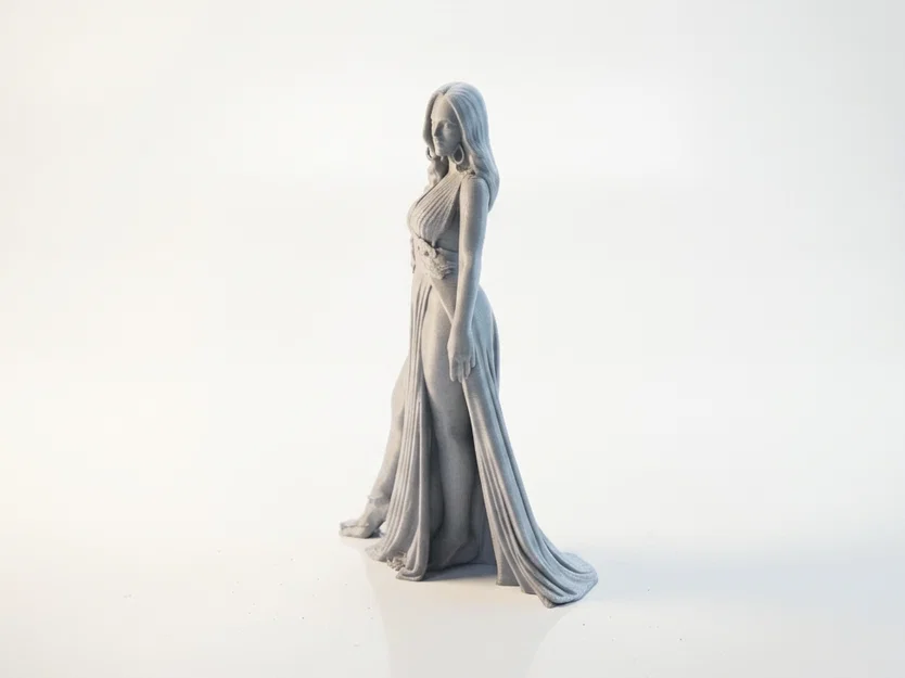 Mô hình tượng nữ nhân Lady Gown thanh lịch cho in 3D - Image 1