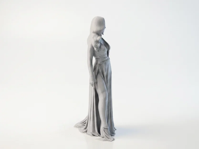 Mô hình tượng nữ nhân Lady Gown thanh lịch cho in 3D - Image 3