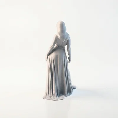 Mô hình tượng nữ nhân Lady Gown thanh lịch cho in 3D