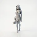 Mô hình 3D tượng nữ giới cầm túi xách thanh lịch - Thumbnail 1