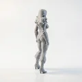 Mô hình Nữ Chiến Binh Huyền Ảo 3D (Lady Hero Fantasy Warrior) - Thumbnail 3