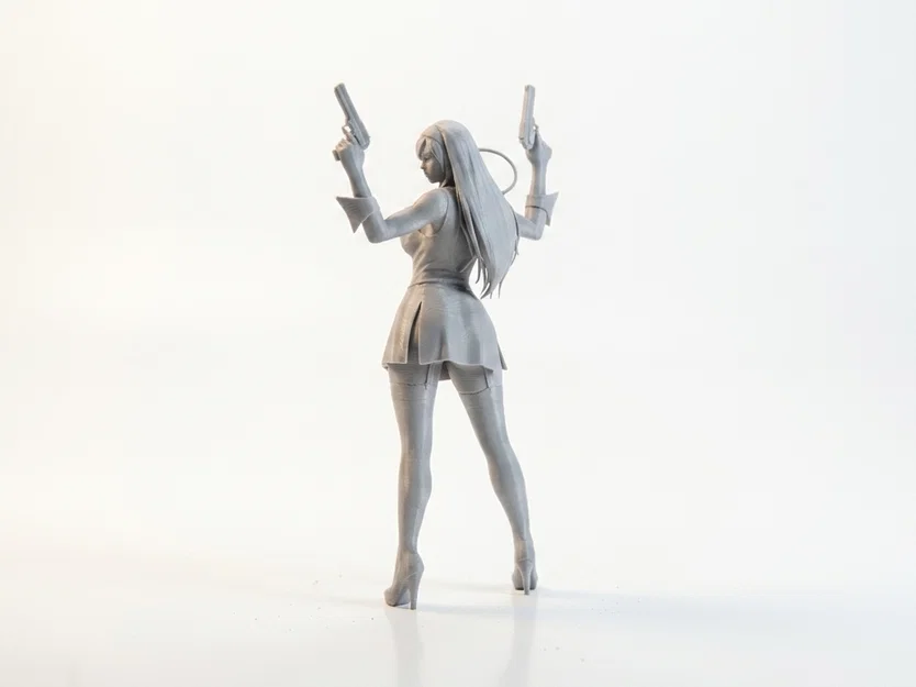 Mô hình nữ sát thủ - Lady Hitman Action Figurine 3D Printable - Image 2