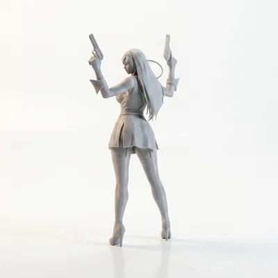 Mô hình nữ sát thủ - Lady Hitman Action Figurine 3D Printable