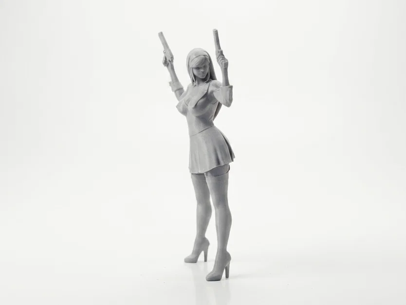 Mô hình nữ sát thủ - Lady Hitman Action Figurine 3D Printable - Image 3