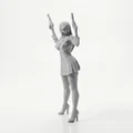 Mô hình nữ sát thủ - Lady Hitman Action Figurine 3D Printable - Thumbnail 3