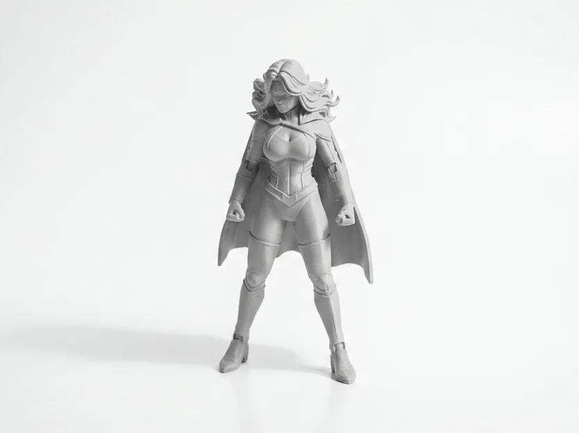 Mô hình 3D Nữ Chiến Binh - Lady Hero Female Warrior Figurine - Image 1