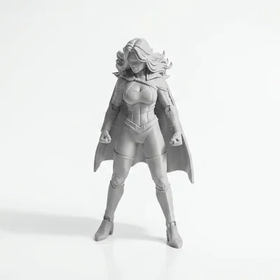 Mô hình 3D Nữ Chiến Binh - Lady Hero Female Warrior Figurine