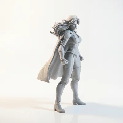 Mô hình 3D Nữ Chiến Binh - Lady Hero Female Warrior Figurine